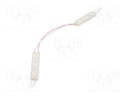 LED; white cold; 6500K; 184lm; 175°; No.of diodes: 3; 11x16x74.1mm