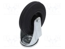 Transport wheel; Ø: 125mm; W: 37.5mm; H: 156mm; torsional; 86kg
