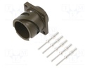 Connector: circular; VG95234; socket; male; PIN: 5; with contacts