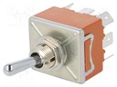 Switch: toggle; Pos: 3; SP3T; ON-OFF-ON; 15A/250VAC; 15A/30VDC