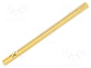 Test probe socket; Contact plating: gold-plated; soldered; 35mm
