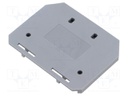 Separating plate; grey