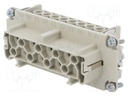 Connector: rectangular; female; EPIC H-BE; PIN: 16; 16+PE; 16A; 500V