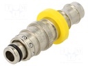 Angular; Splice terminal: plug; 8mm
