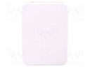 Case; Raspberry Pi 4; Enclos.mat: ABS; Colour: white-red