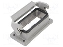 Enclosure: for HDC connectors; Han® B,Rear Fit; size 16B; IP65