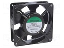Fan: AC; axial; 230VAC; 120x120x38mm; 133(±10%)m3/h; 34dBA; 2400rpm