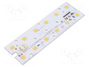 LED strip; W: 45mm; L: 146mm; No.of diodes: 12; CRImin: 70; 3000K
