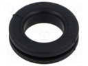 Grommet; black; UL94HB; TPR