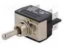 Switch: toggle; Pos: 3; DP3T; (ON)-OFF-(ON); 16A/250VAC; 100mΩ; IP67