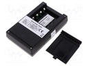 ESD wristbands tester; ESD; 150x88x35mm; 20V; Kit: batteries; 220g