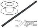 Wire; RS485; 1x3x22AWG; stranded; Cu; PVC; black; 305m