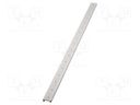 Rail; aluminium; L: 1000mm; W: 40mm; DryLin® N; linear guides
