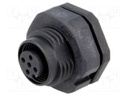 Socket; M12; PIN: 5; female; A code-DeviceNet / CANopen; THT; IP68
