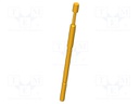 Test needle; Operational spring compression: 4mm; 5A; Ø: 2mm; 0.8N