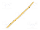 COB LED tape; natural white; LED/m: 320; 8mm; IP20; 180°; 5W/m