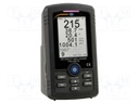 Meter: air quality; Range: 0÷250um/m3; 0÷10000ppm; ±3%; 0÷50°C