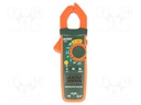 AC/DC digital clamp meter; Øcable: 30mm; I DC: 60/600A,600uA