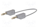 Test lead; 60VDC; 30VAC; 32A; 4mm banana plug-4mm banana plug