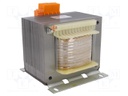 Transformer: mains; 1000VA; 230VAC; 12V; 12V; Leads: terminal block