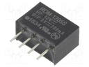 Converter: DC/DC; 1W; Uin: 10.8÷13.2V; Uout: 5VDC; Iout: 200mA; SIP4