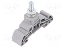 Splice terminal: rail; 35mm2; ways: 1; terminals: 1; screw terminal