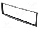 Radio mounting frame; Renault; 1 DIN; black