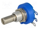 Potentiometer: shaft; single turn; 2.5kΩ; 2W; ±10%; 6.35mm; linear