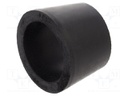 Grommet; caoutchouc; L: 24mm; -20÷200°C; Øcable: 26mm; red