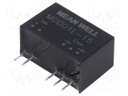 Converter: DC/DC; 1W; Uin: 4.5÷5.5V; Uout: 15VDC; Uout2: -15VDC; SIP7