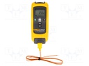 Temperature meter; LCD 3,5 digit; -200÷1372°C; IP42; 165x64x36mm