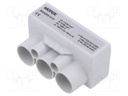 Splice terminal: distribution block; SLT50; 1kV; PIN: 5(3+2)