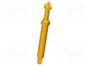 Test needle; Operational spring compression: 4mm; 5A; Ø: 3mm; 1N