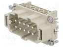 Connector: rectangular; male; EPIC H-BE; PIN: 10; 10+PE; 16A; 500V