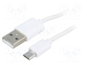 Re-battery: powerbank; 10000mAh; 2.1A; Out: USB; Colour: black; 5VDC
