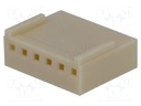 Plug; wire-board; female; NS25; 2.54mm; PIN: 6; w/o contacts; 250V