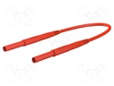 Test lead; TPE; 150m; red; 10A; 1kV; Cond.cross sec: 0.5mm2