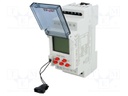 Programmable time switch; Range: 24h / 7days; SPDT; 24÷250VAC