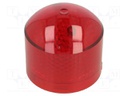 Module: light signaller; red; LED; 24VDC; 24VAC; IP66; Ø70x63.82mm