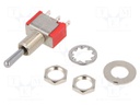 SWITCH, TOGGLE, SPDT, 5A, 120VAC, 28VDC