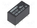 Relay: electromagnetic; DPDT; Ucoil: 12VDC; 1A/120VAC; 2A/24VDC; 2A