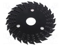 Cutting wheel; Ø: 115mm; with rasp; Ømount.hole: 22.23mm