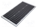 Photovoltaic cell; monocrystalline silicon; 650x350x25mm; 30W