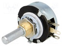 Potentiometer: shaft; single turn; 330Ω; 2W; ±10%; 6mm; wirewound