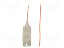 Optic fiber pigtail; OM2; SC/UPC; 1m; LSZH; Connector colour: grey
