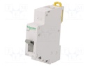 Module: toggle switch; 250VAC; 20A; IP20; DIN; Button marking: O-I
