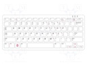 Keyboard; USB A-USB B micro cable,keypad; Colour: black-gray