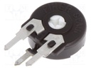 Potentiometer: mounting; single turn,vertical; 10kΩ; 150mW; ±20%