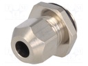 Cable gland; PG7; IP68; Mat: brass; Man.series: HSK-MINI