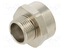 Thread adapter; Int.thread: PG21; Ext.thread: M20; brass